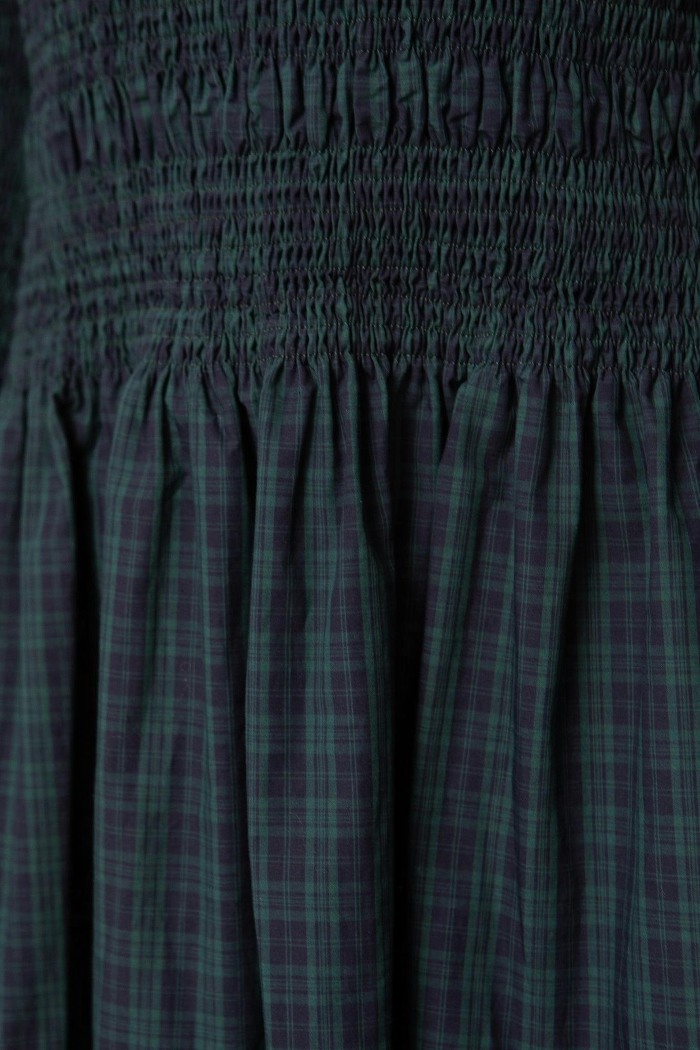Finley Dress in Twilight Pine Plaid