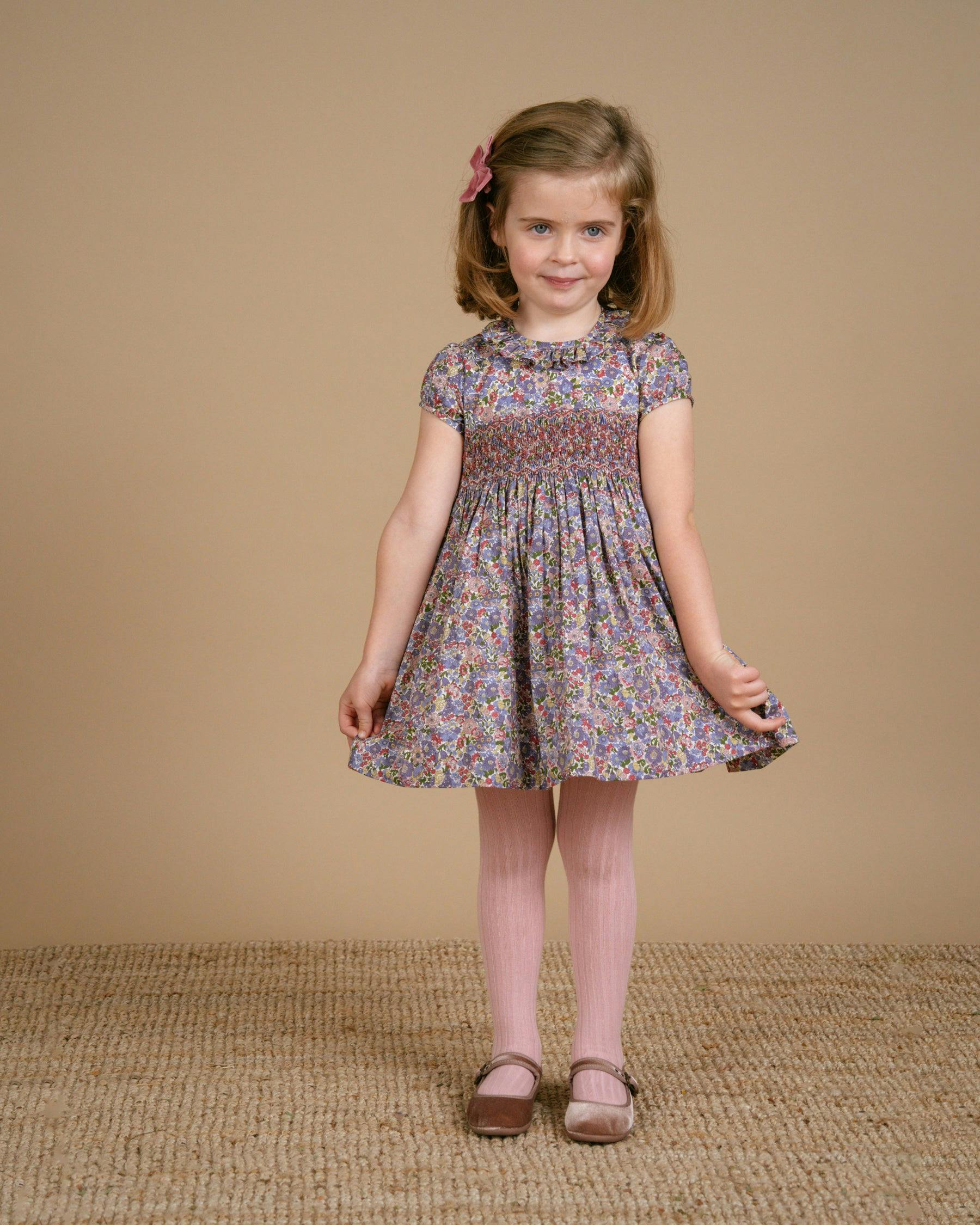 Moohren Dress Green/Pink Liberty