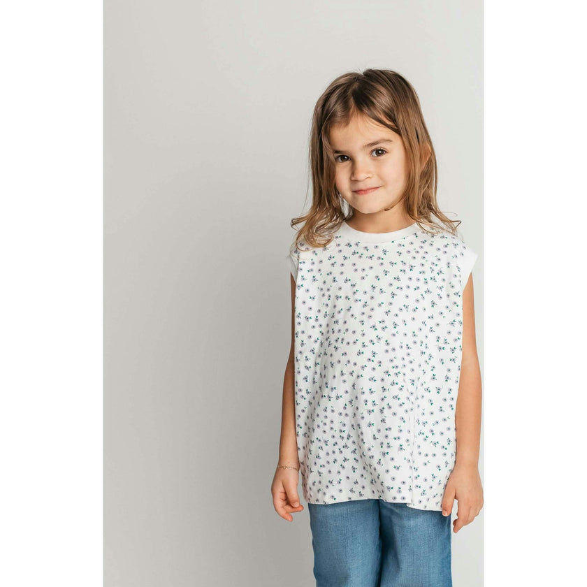 floral tee sleeveless