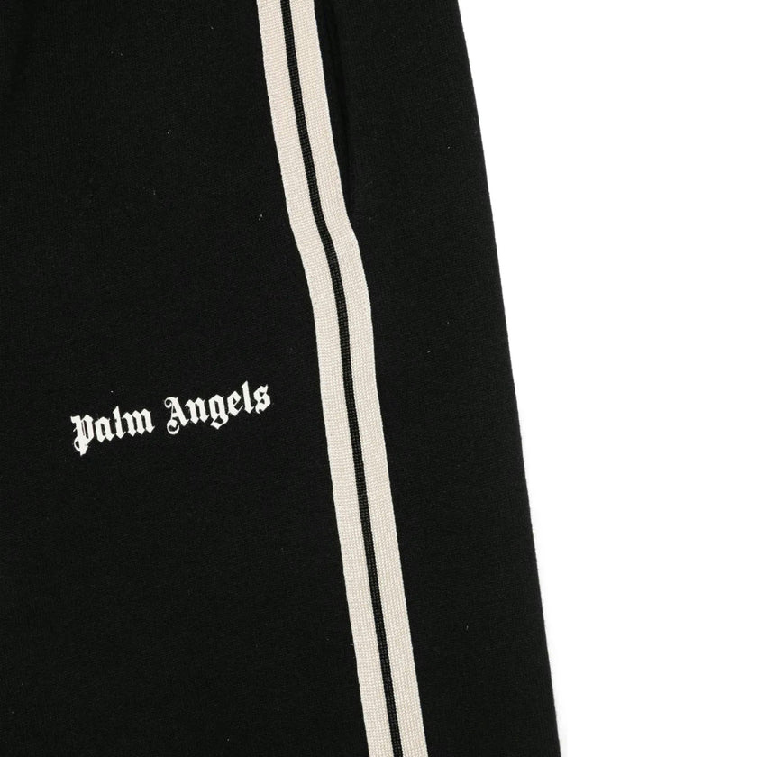 Black Mini Track Sweatpants