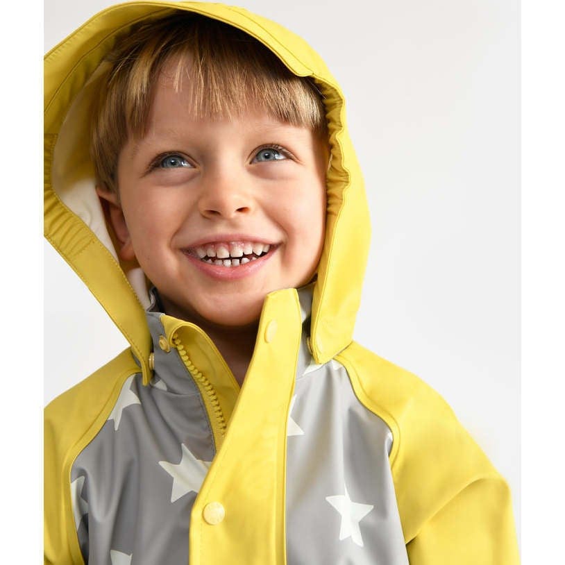 Stars Print Rain Coverall Jumpsuit