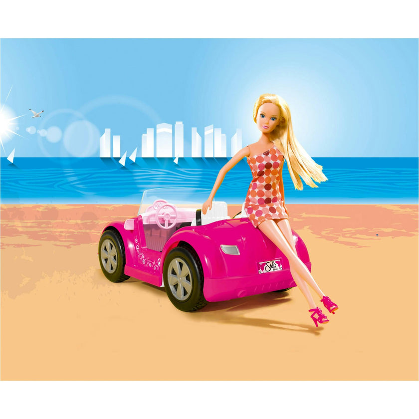 Simba Toys - Steffi Love Beach Car and Doll Playset