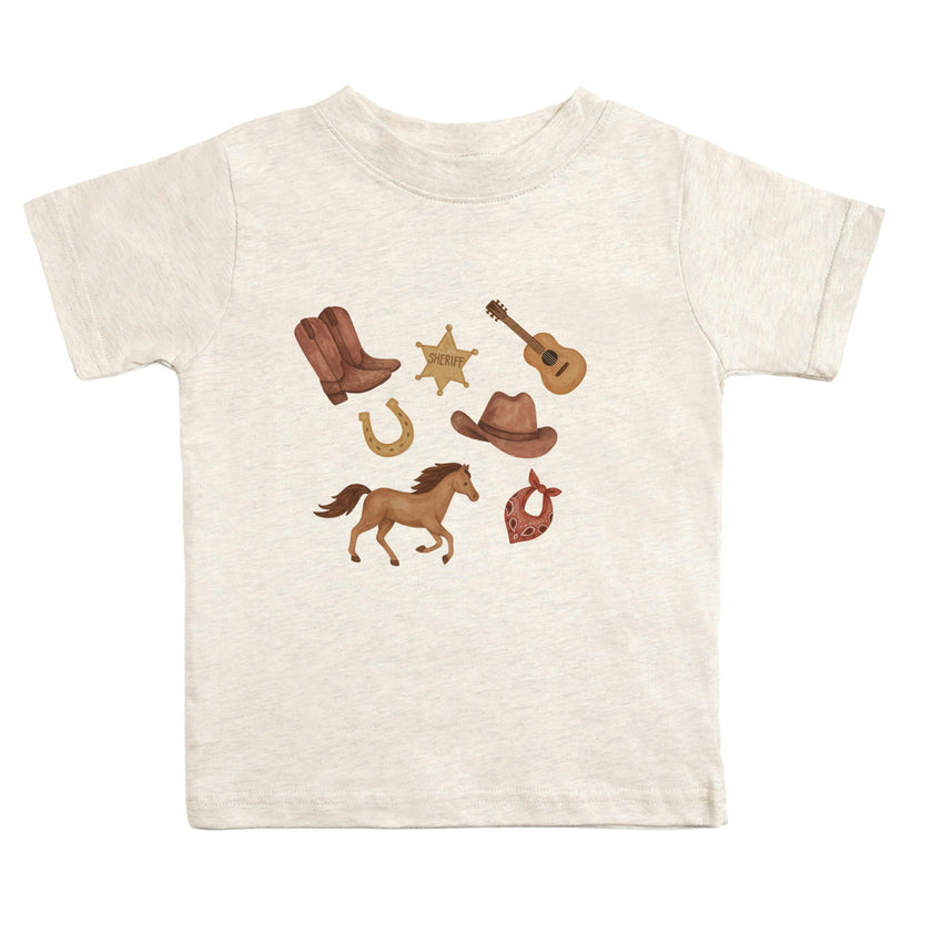 Western Cowboy Short Sleeve T-Shirt