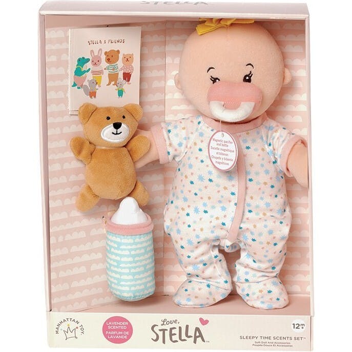 Love, Stella Sleepy Time Set - Peach Doll