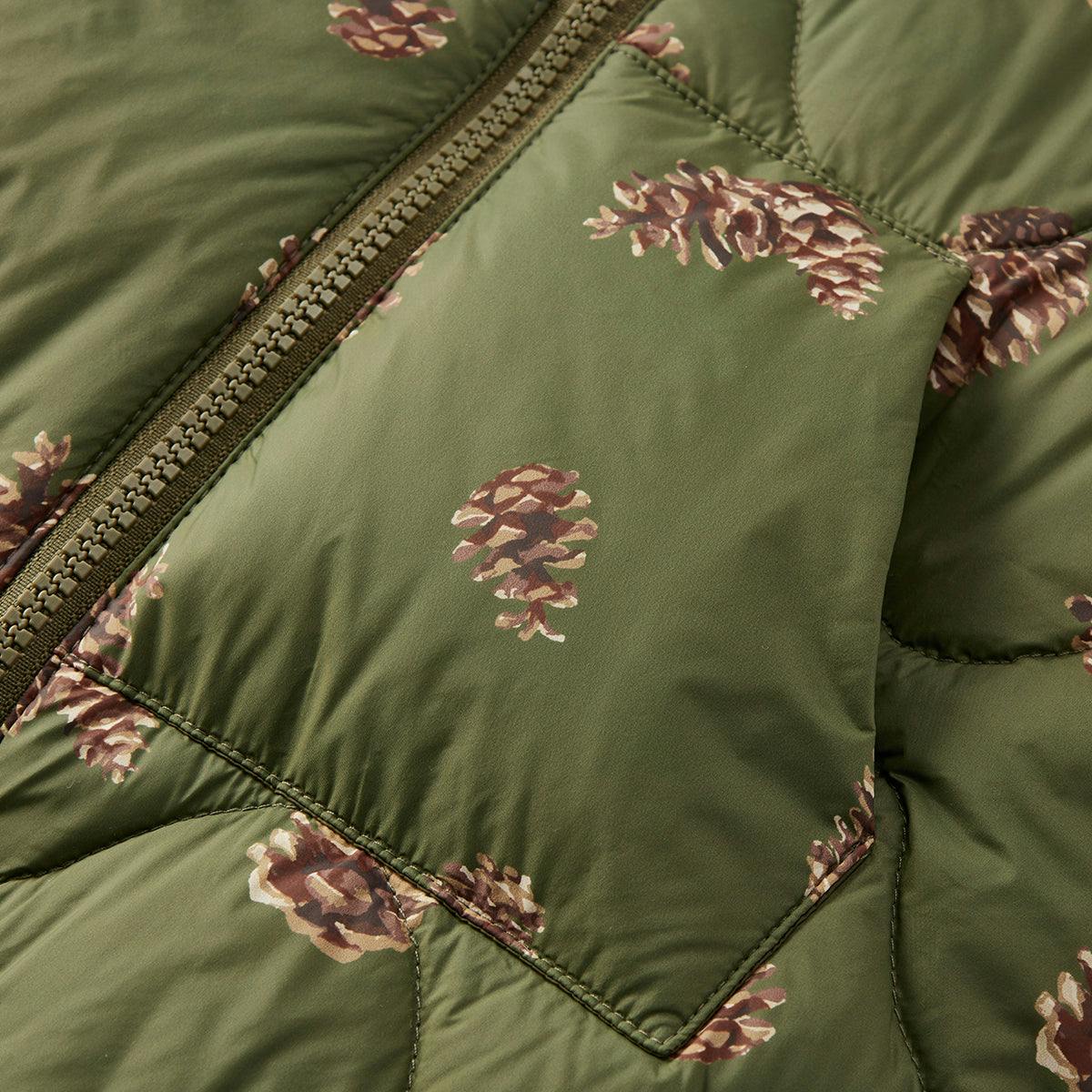 Pinecone Lightweight Down Hooded Jumpsuit