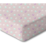 Organic Print Crib Sheet