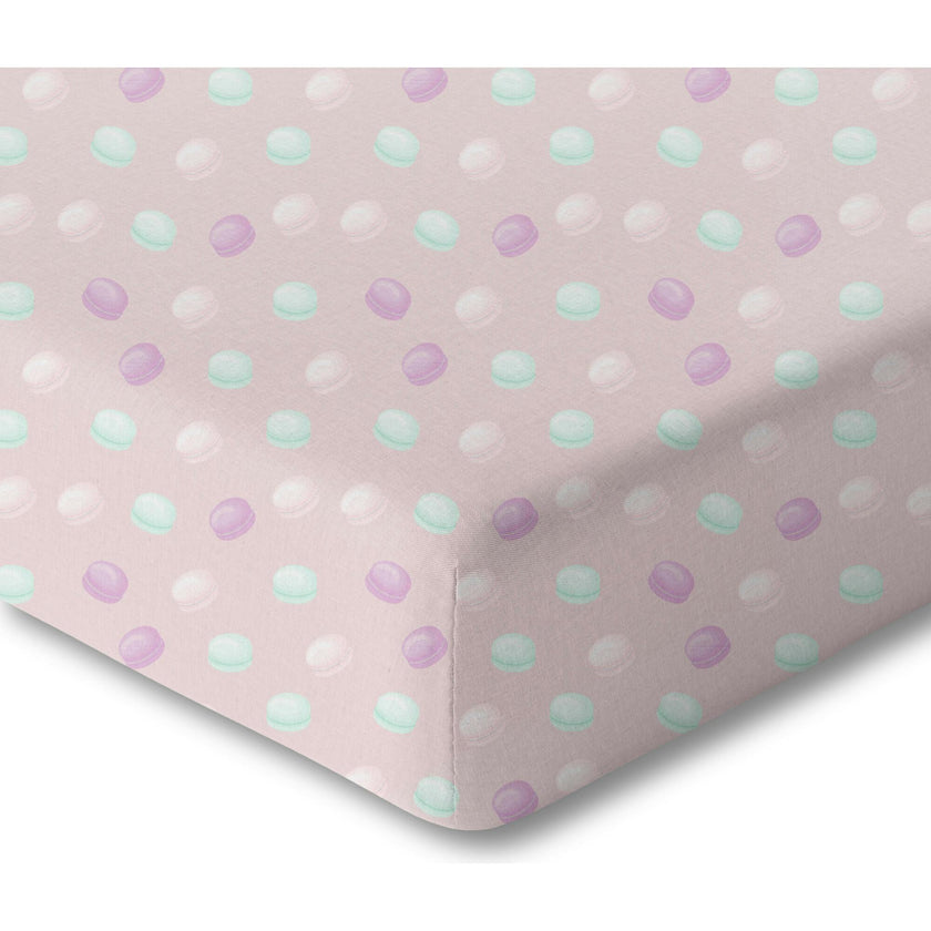Organic Print Crib Sheet