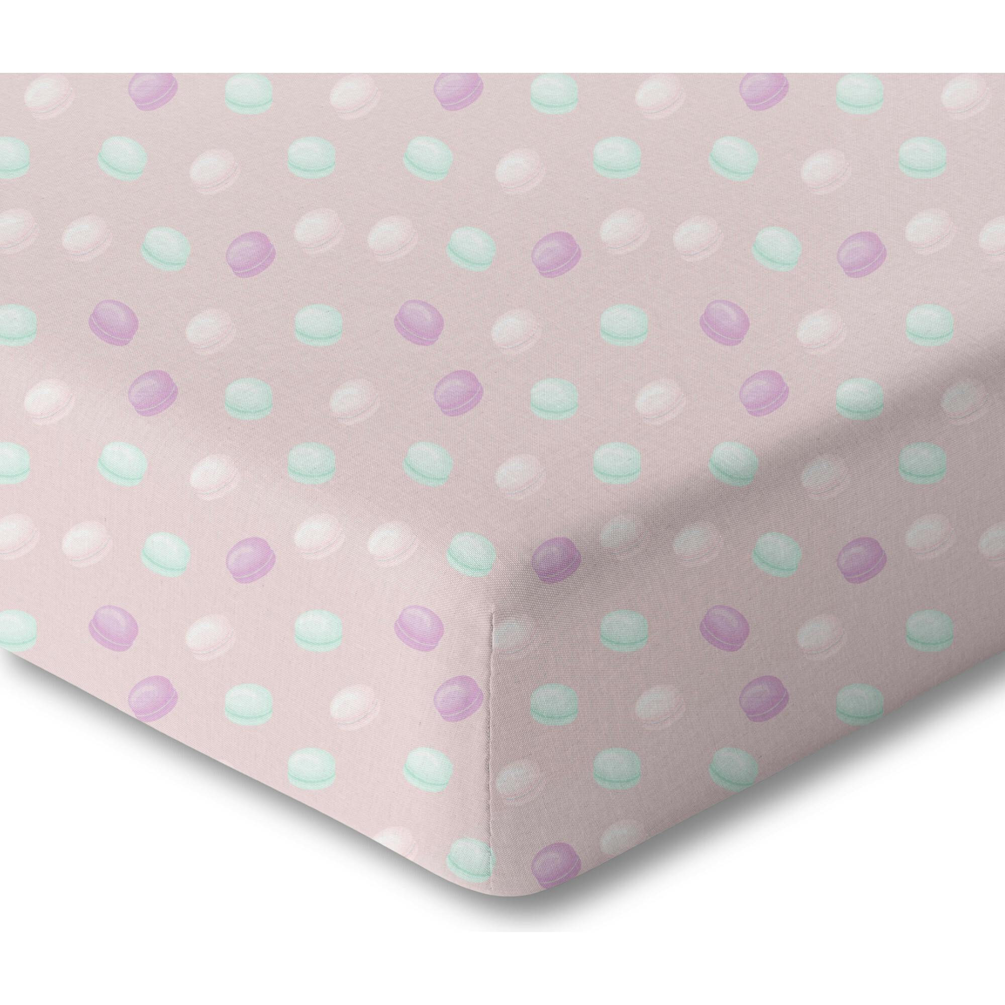 Organic Print Crib Sheet