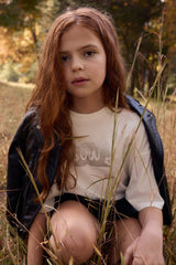 Relaxed Organic Cotton T-Shirt With SOW Print