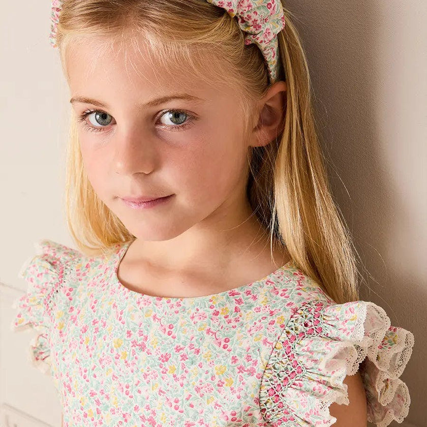 Adelaide Floral Scrunchie Hairband