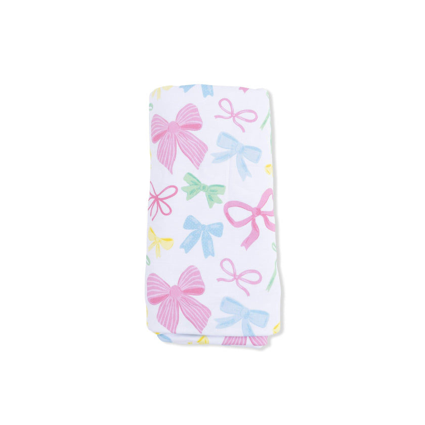 Sweet Bows - Swaddle Blanket