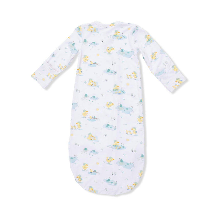 Frog and Duck Pond - Bundle Gown & Knotted Hat