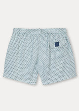 Floral Green Men's Swim Shorts
