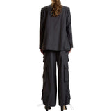 Pinstripe Blazer