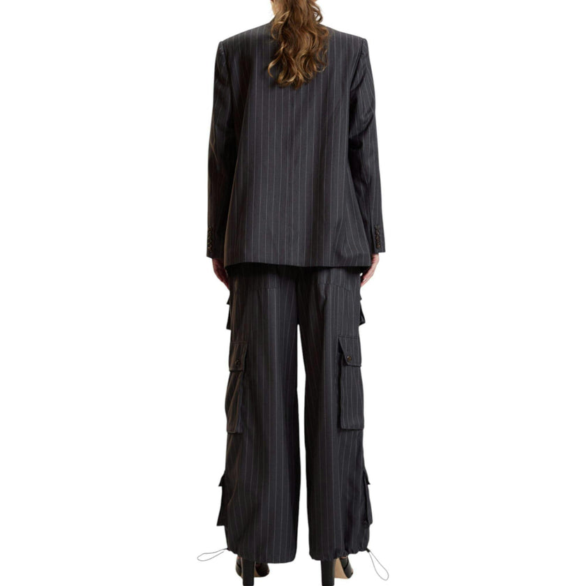 Pinstripe Blazer