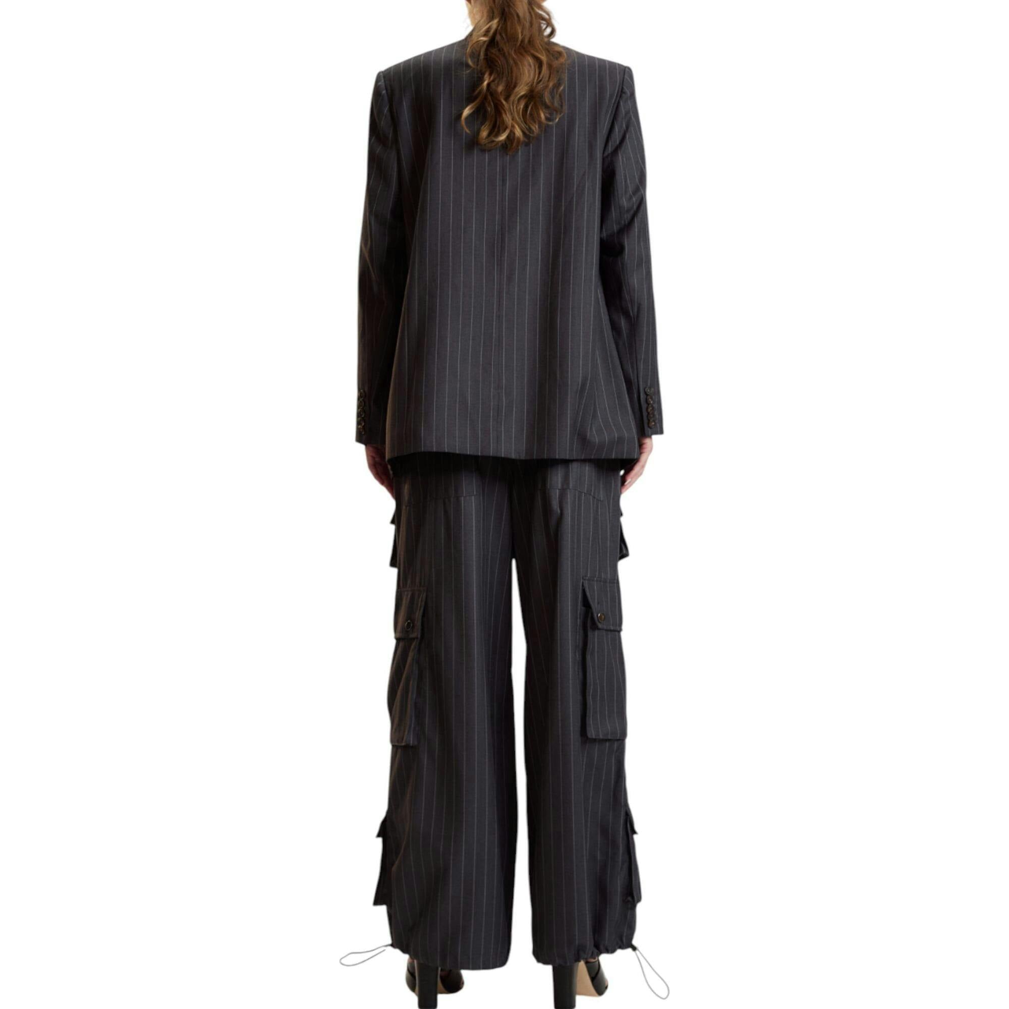 Pinstripe Blazer
