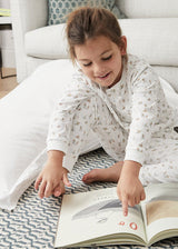 Kids Skiing Rabbits Pyjama