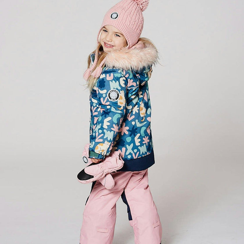 Winter Mittens Play Dusty Pink