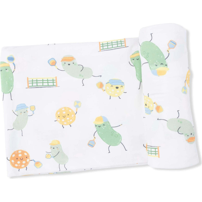 Pickles Playing Pickleball - Swaddle Blanket