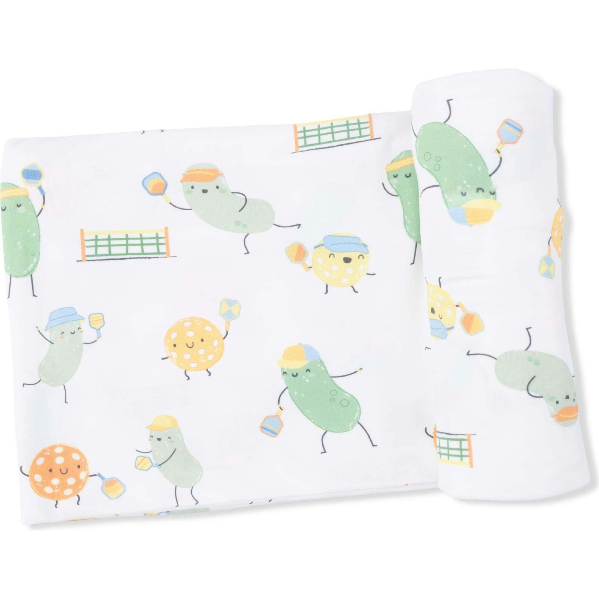Pickles Playing Pickleball - Swaddle Blanket