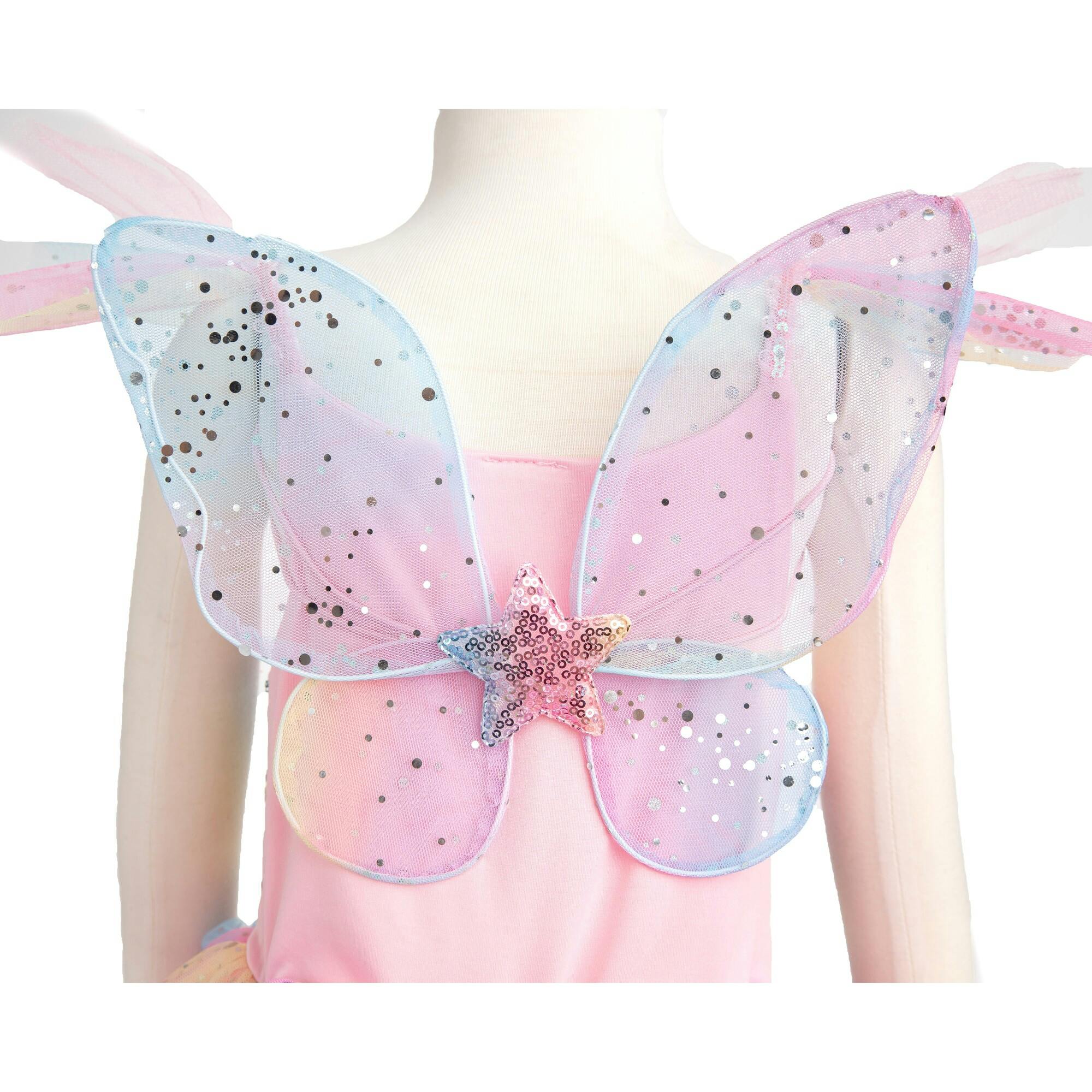 Rainbow Fairy Dress & Wings