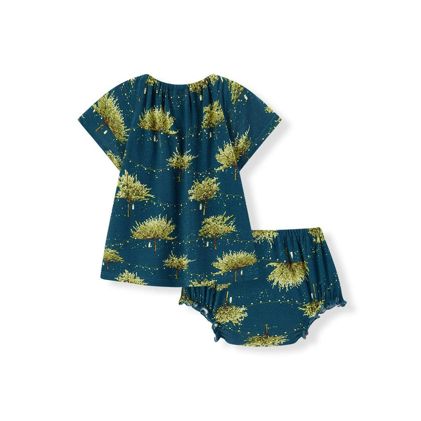 Firefly Bamboo Dress & Bloomer Set