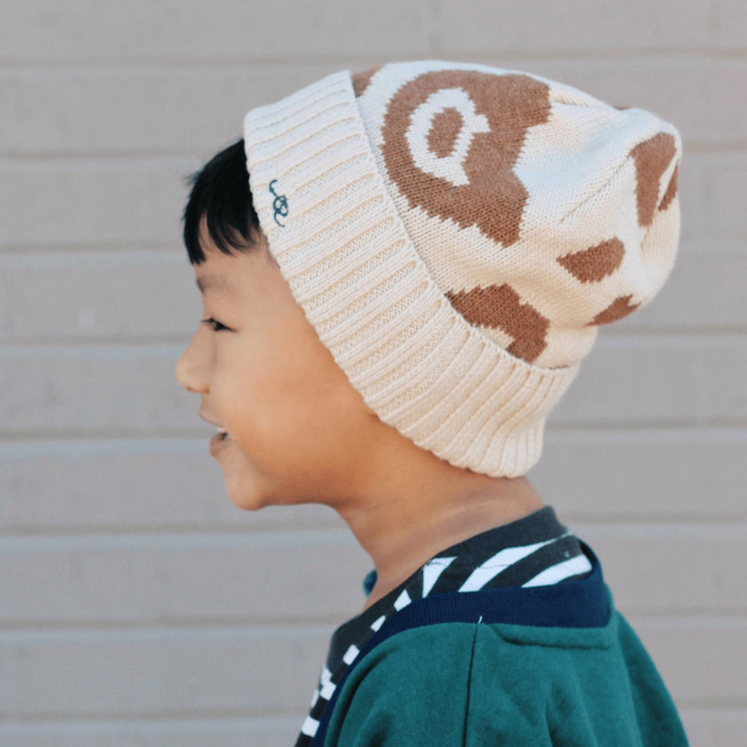 Ollie Jacquard Beanie Hat
