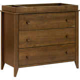 Sprout 3-Drawer Changer Dresser with Removable Changing Tray in Natural Walnut