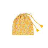women's marigold floral pareo