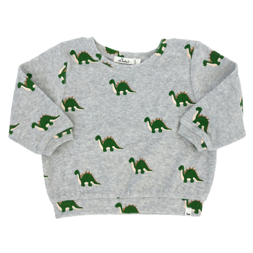 Print Brooklyn Cotton Terry Boxy