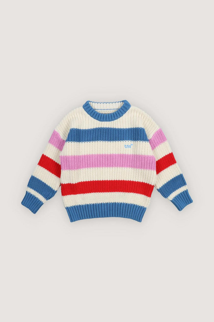 Celosia Jumper Iris Whisper Stripes