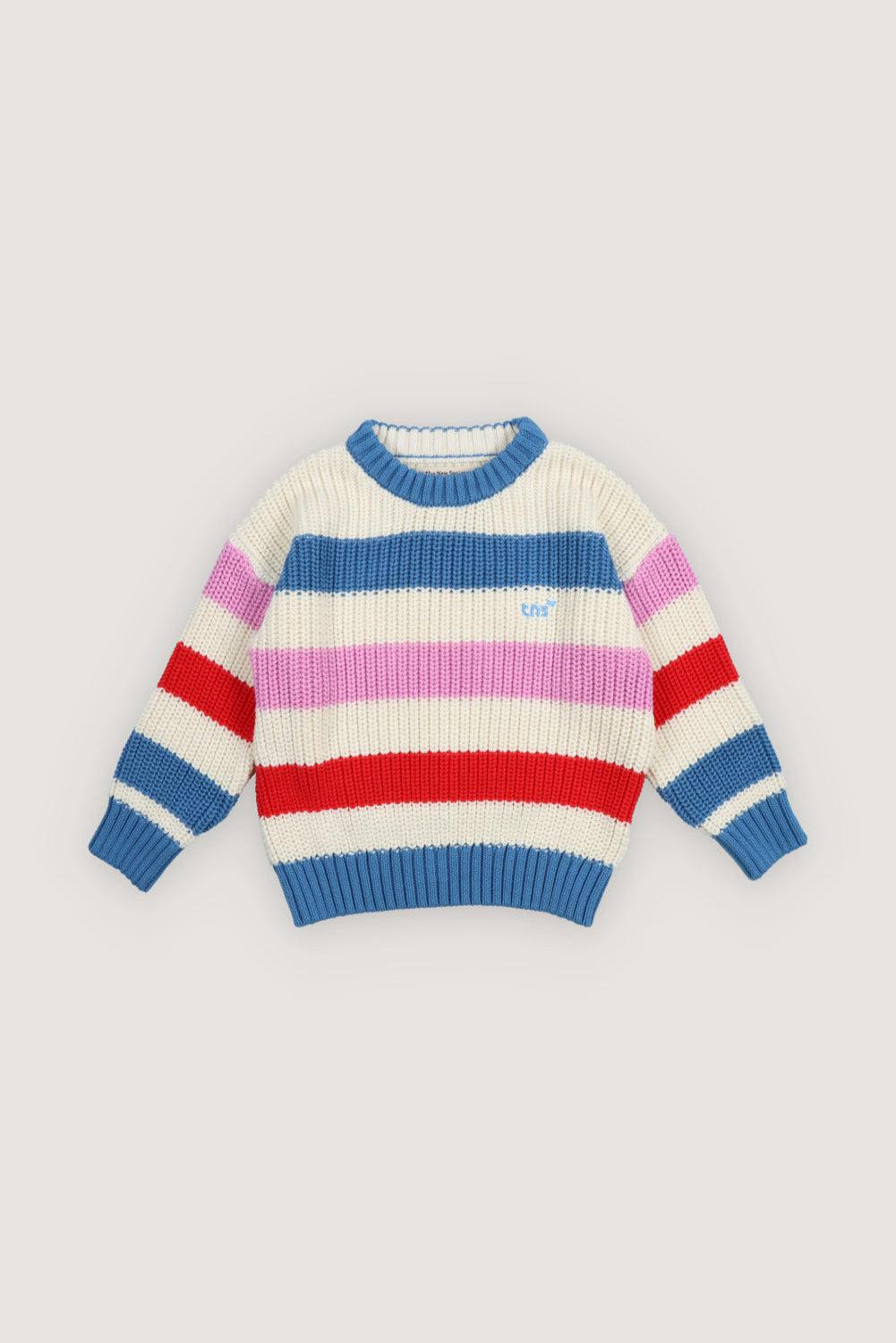 Celosia Jumper Iris Whisper Stripes
