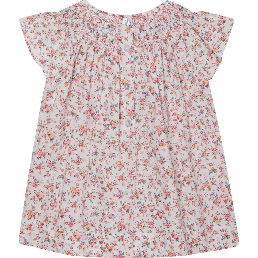Hand-Smocked Girls Blouse Amarantha
