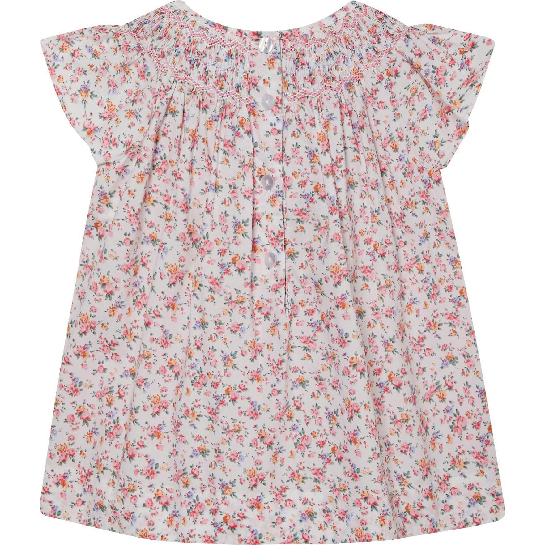 Hand-Smocked Girls Blouse Amarantha