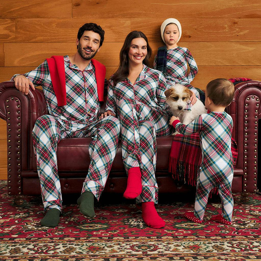 Portia Plaid Women's Luxe Pajama Pant Set