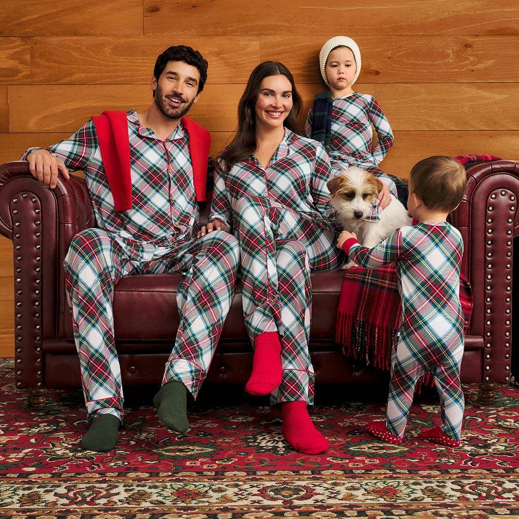 Portia Plaid Women's Luxe Pajama Pant Set