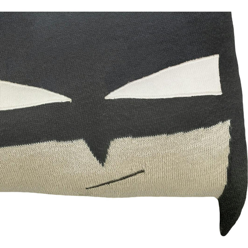 Batboy Knitted Cushion
