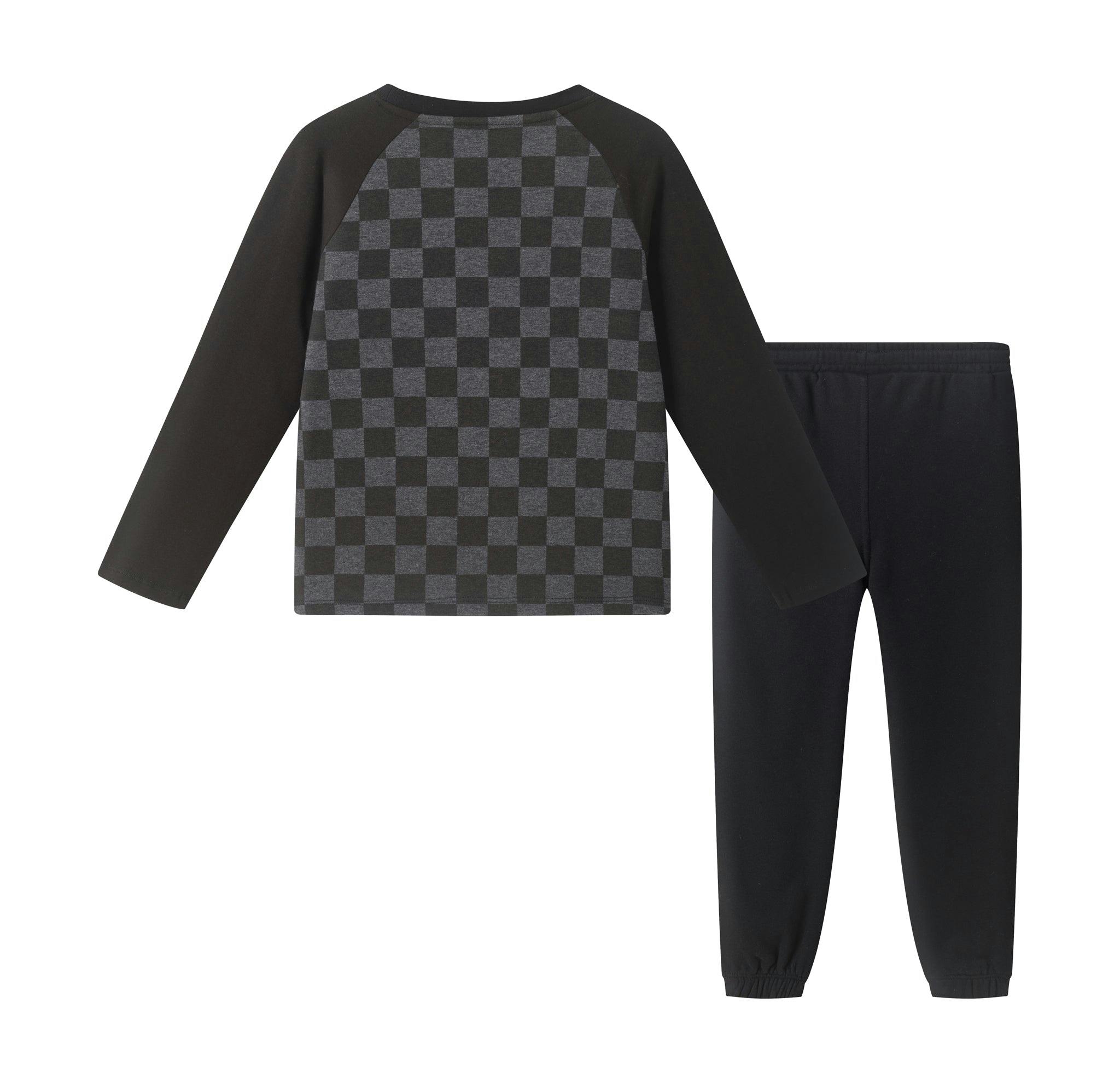 Boys Raglan Tee & Jogger Set | Dancing Skeletons