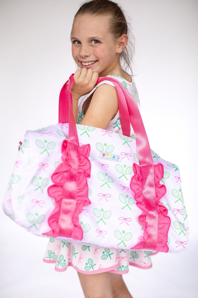 Tennis Love Ruffle Duffle