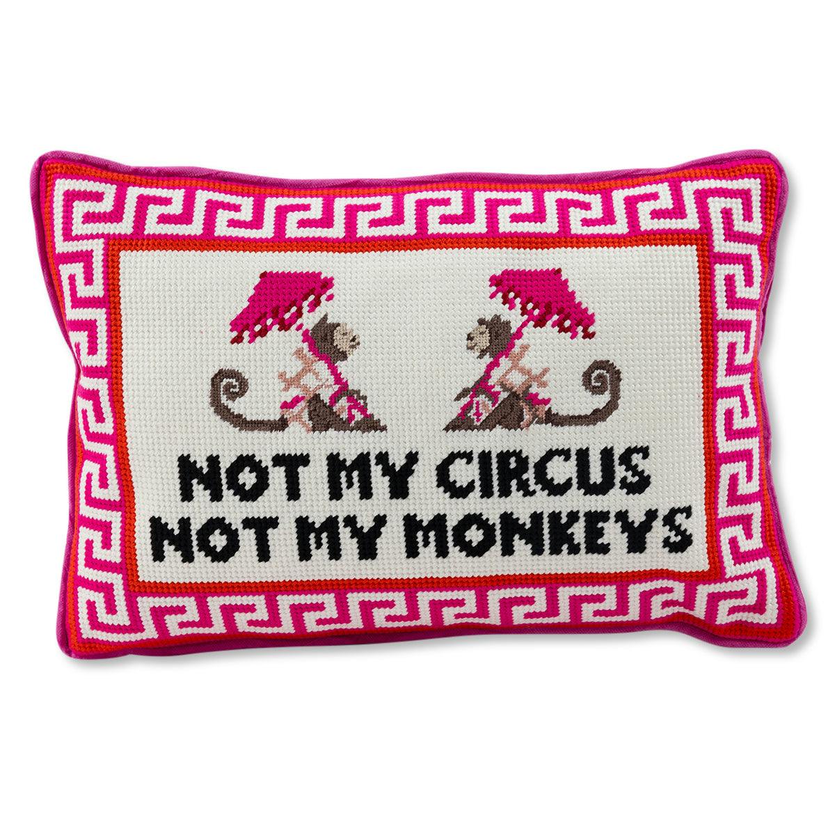 Furbish Studio Firework Needlepoint Pillow - Thumbnail 2