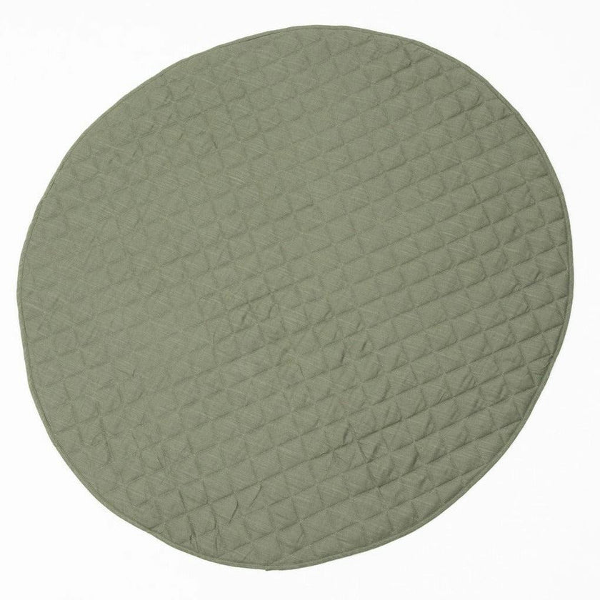 Linen Round Play Mat