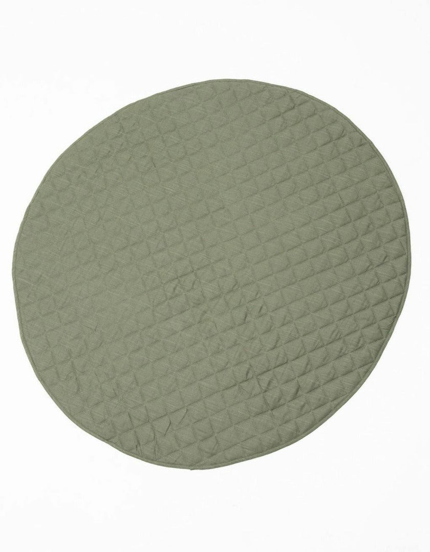 Linen Round Play Mat