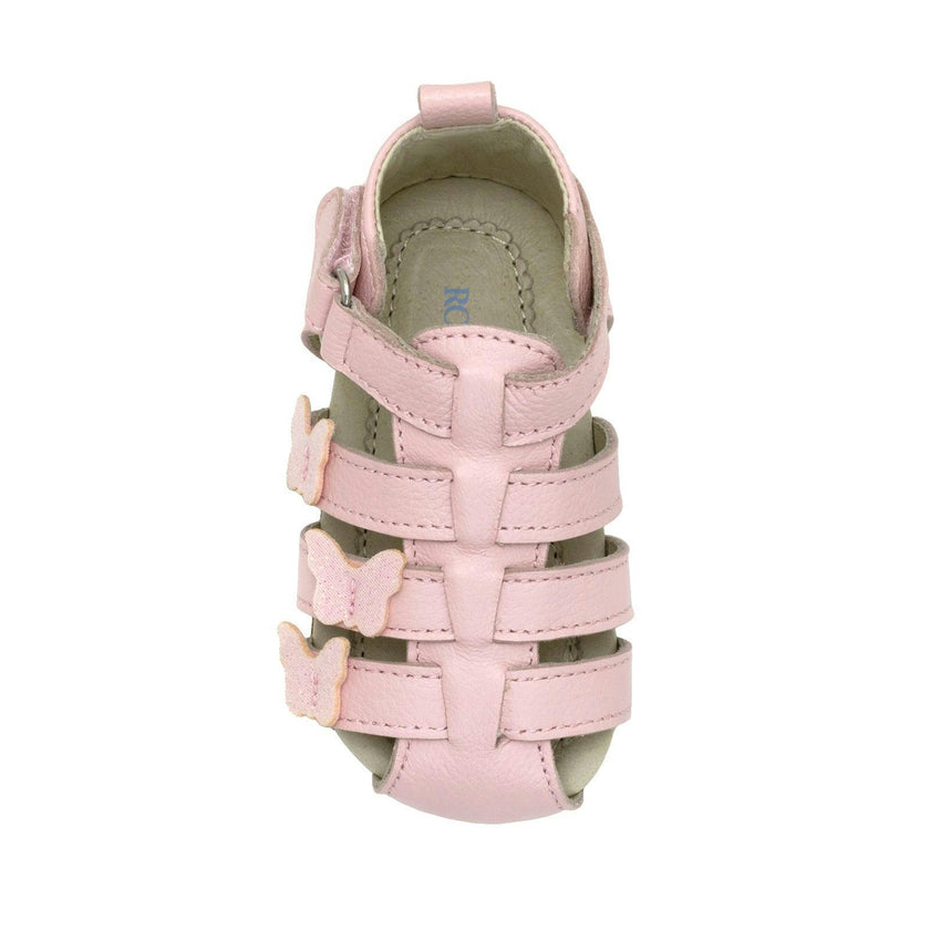 Mariposa Lt Pink Leather Sandal