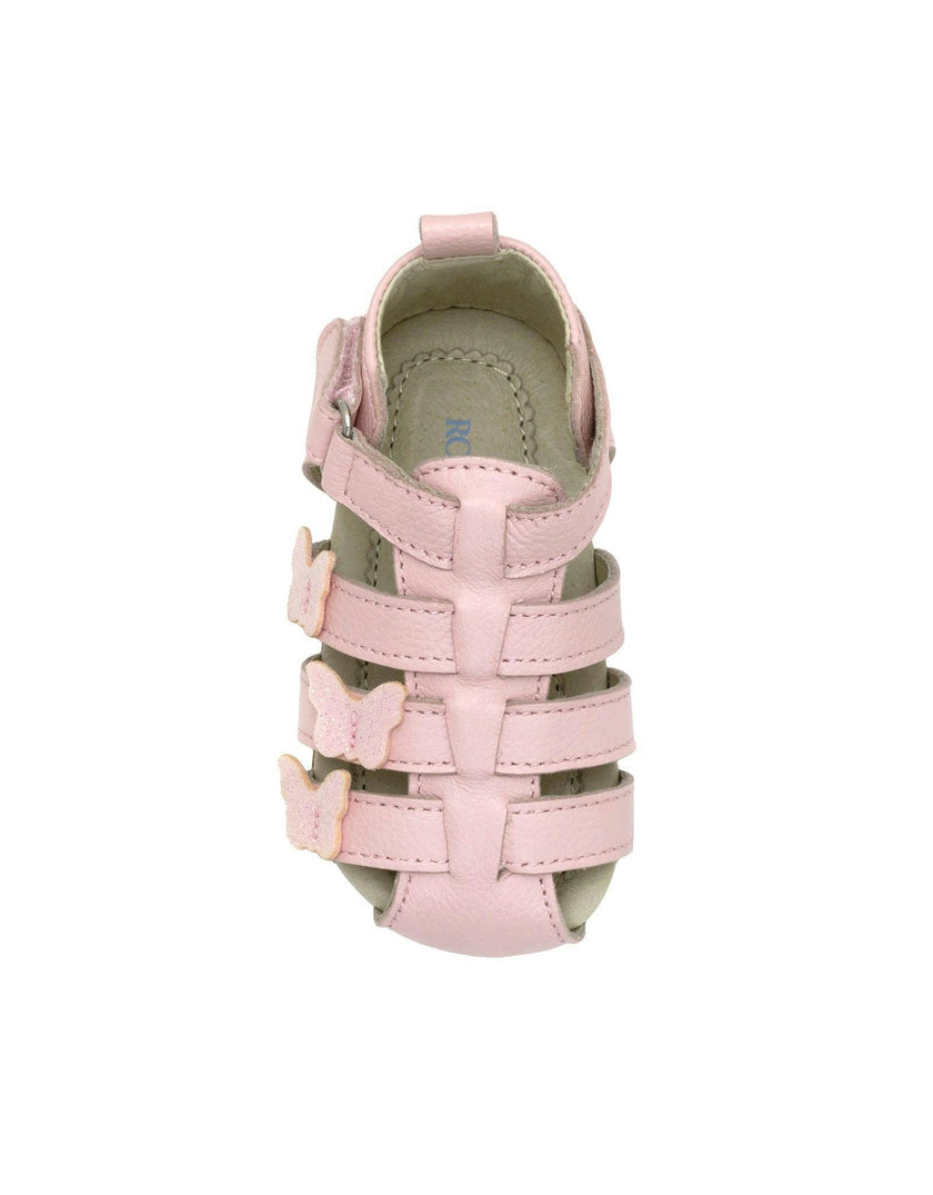 Mariposa Lt Pink Leather Sandal