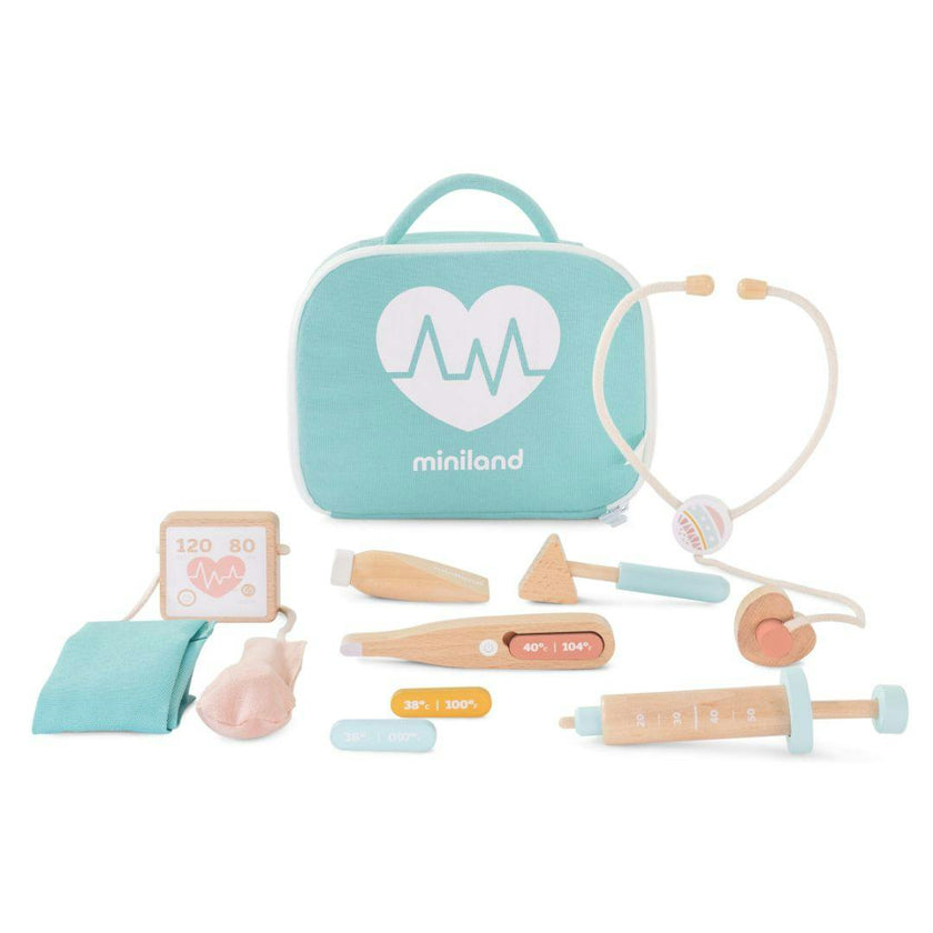 Wooden Doctor Set Doll Accessory Play Set