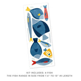Big Fish Kit • Peel-and-Stick Wall Decals