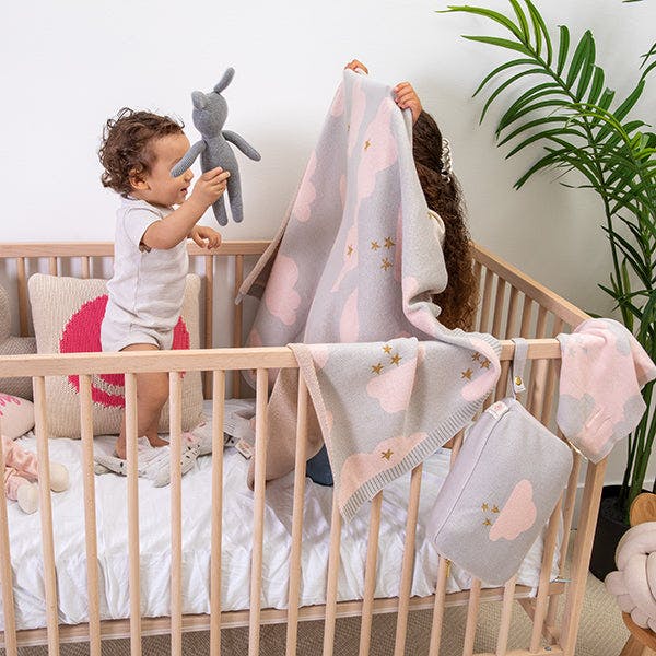 Dreamy Clouds Baby Blanket Set