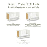 Namesake Marin with Cane 3-in-1 Convertible Crib