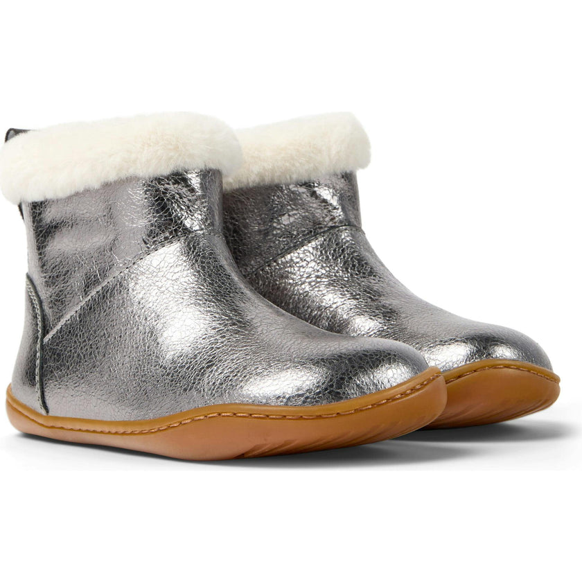 Kids Peu Leather Ankle Boots