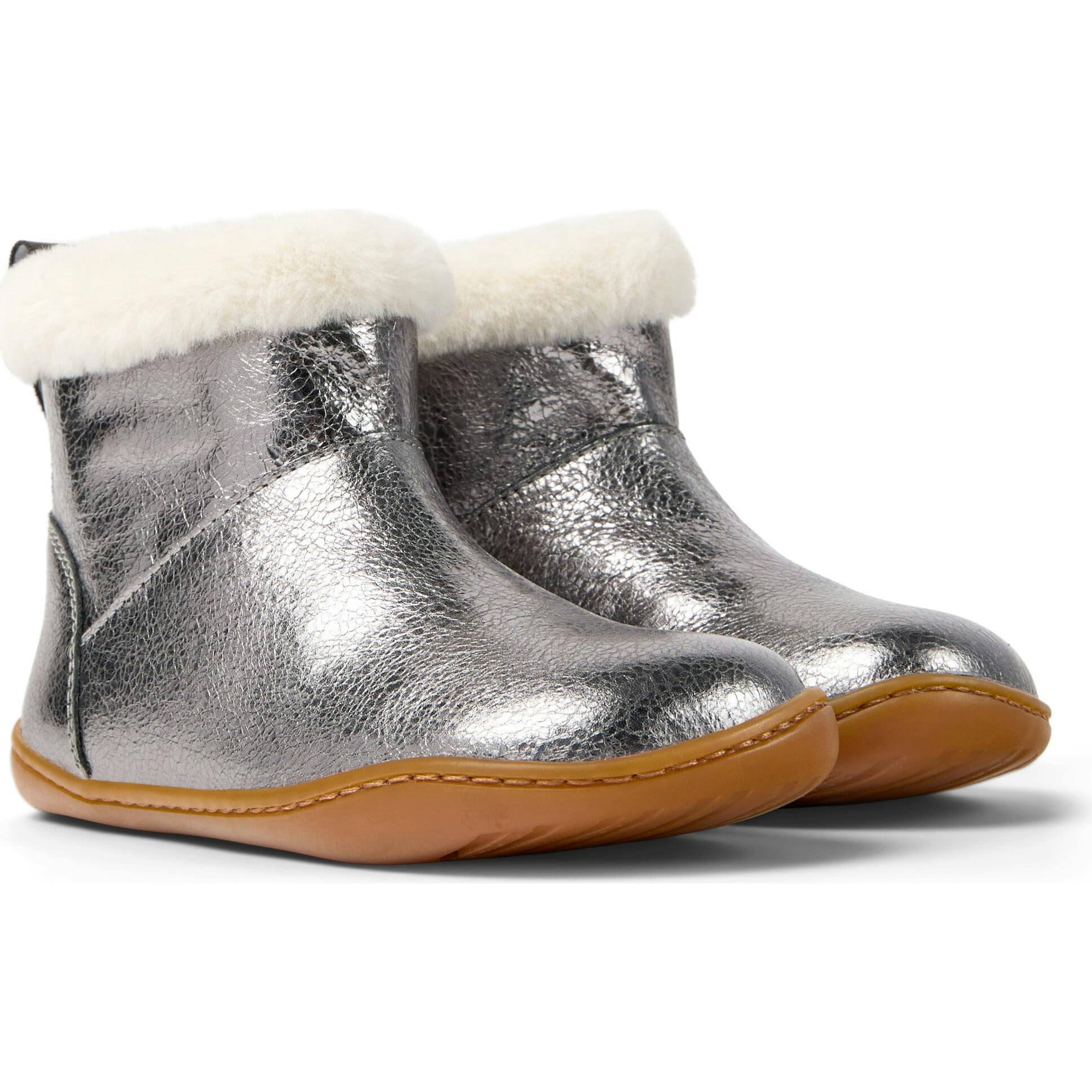 Kids Peu Leather Ankle Boots